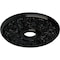 Ekena Millwork Apollo Ceiling Medallion (Fits Canopies up to 5 5/8"), 16 1/2"OD x 3 5/8"ID x 1 1/8"P, Black Pearl CM16APBPS - alternate 3